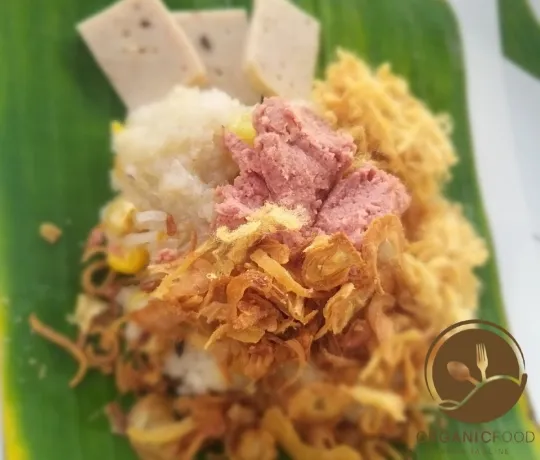 xôi bắp chả pate