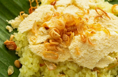 Món Ăn Sáng Xôi Lá Chuối